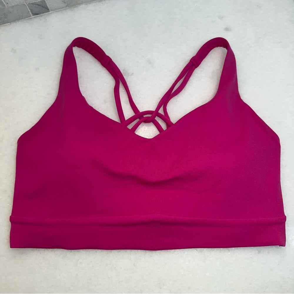 EUC! D-DD+ Solace Bra Athleta Small Like New! Bright Fuchsia Pink Magenta